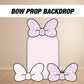 Mouse Bow Cutout babyshower Bow Stand Up Prop standee, lawn signs, yard sign, backdrop centerpieces, high res - EzCutoutz
