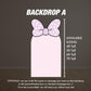 Mouse Bow Cutout babyshower Bow Stand Up Prop standee, lawn signs, yard sign, backdrop centerpieces, high res - EzCutoutz