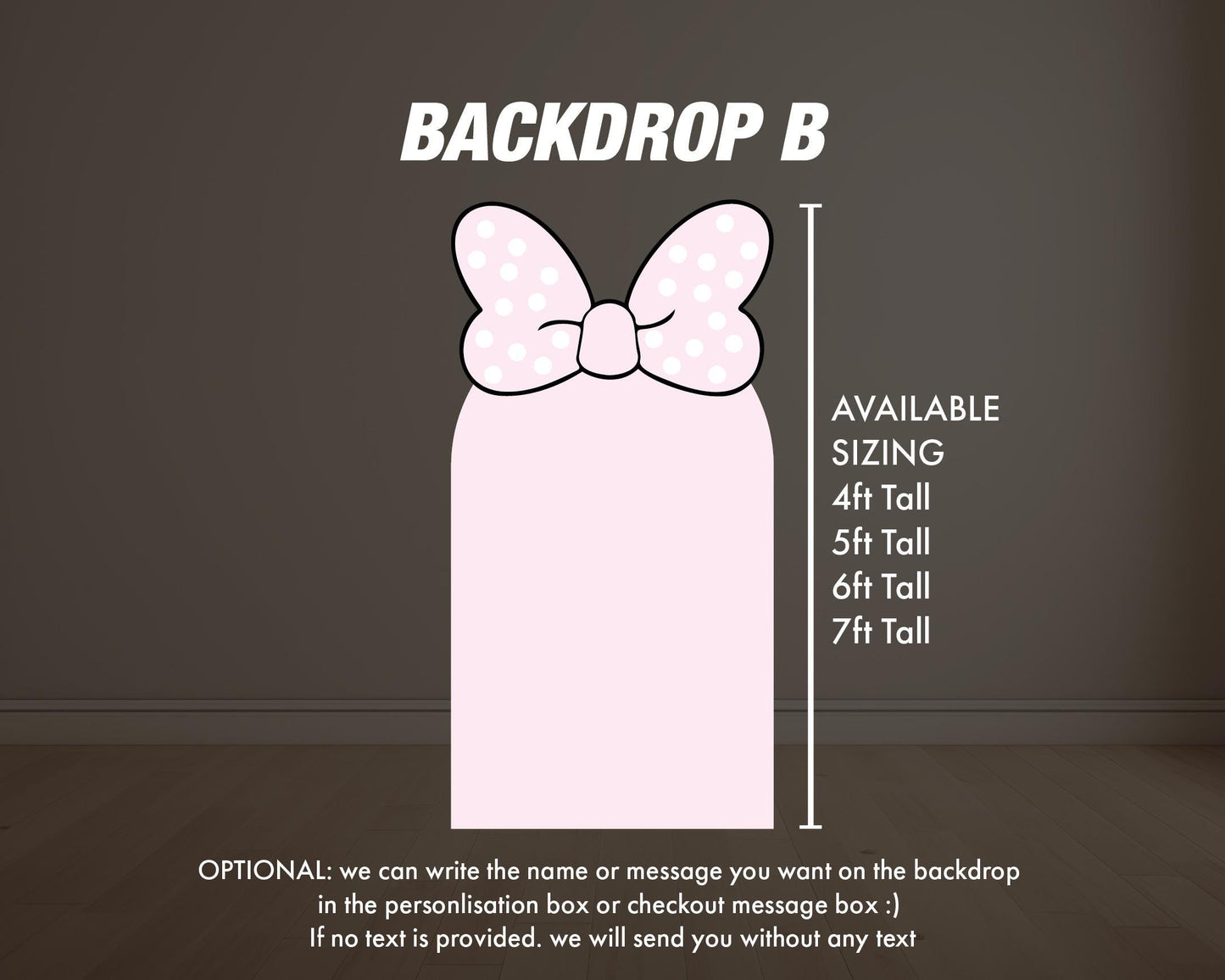 Mouse Bow Cutout babyshower Bow Stand Up Prop standee, lawn signs, yard sign, backdrop centerpieces, high res - EzCutoutz