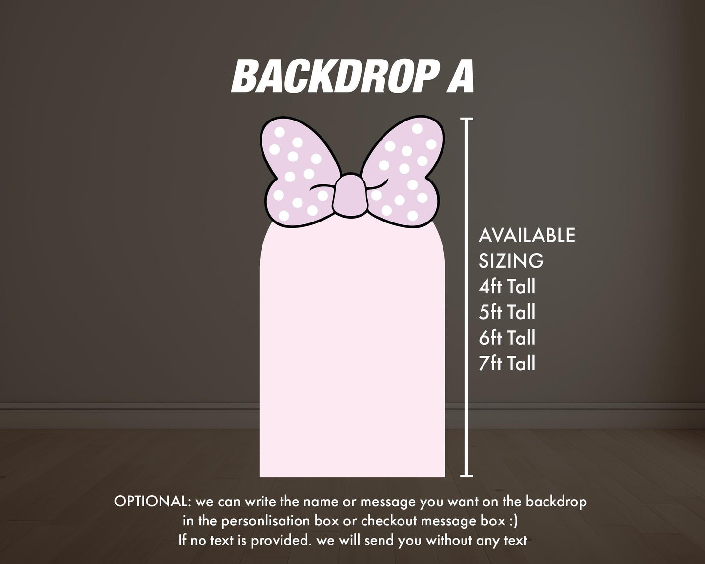 Mouse Bow Cutout babyshower Bow Stand Up Prop standee, lawn signs, yard sign, backdrop centerpieces, high res - EzCutoutz