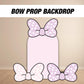 Mouse Bow Cutout babyshower Bow Stand Up Prop standee, lawn signs, yard sign, backdrop centerpieces, high res - EzCutoutz