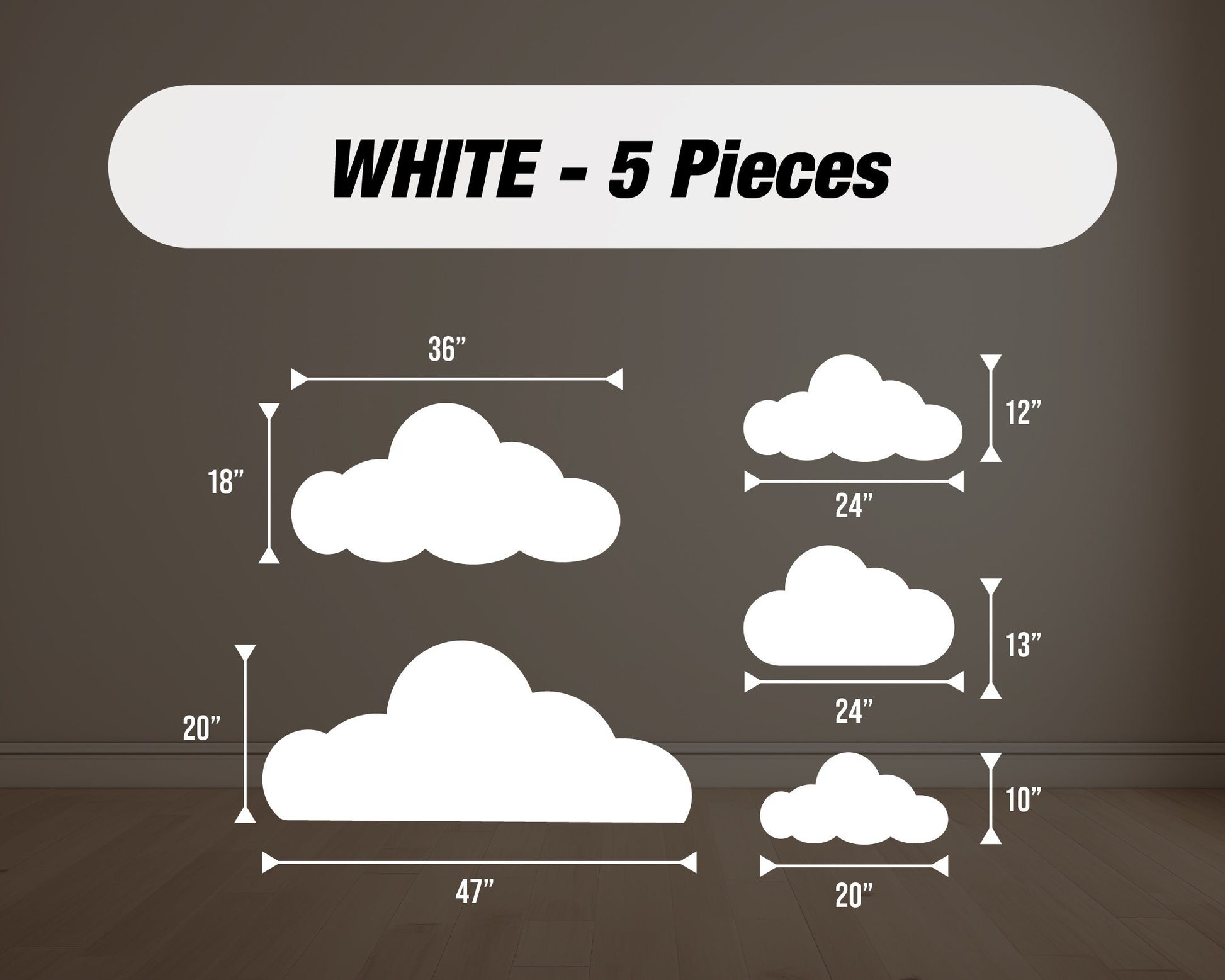 Cloud cutouts decorations, birthday airplane hot air balloon coroplast cutout party props decorations backdrop cutouts signs - EzCutoutz